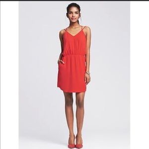 NEW WITH TAGS Banana Republic red dress